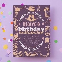 Fiesta de cumpleaños "Hullabaloo" de niña
