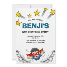 Fiesta de cumpleaños infantil de superhéroes