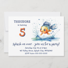 Invitación Fiesta de Cumpleaños Infantil Personalizada de Pec