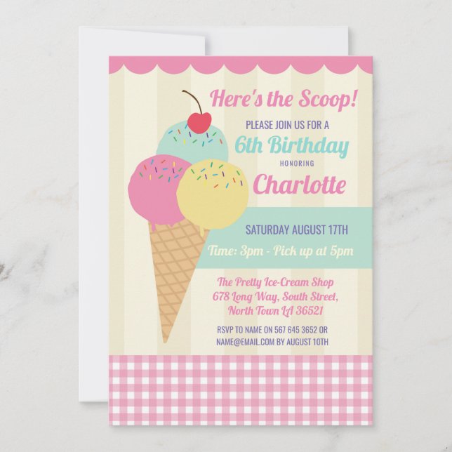 Invitación Fiesta de cumpleaños Invitar a un salón de cosecha (Anverso)