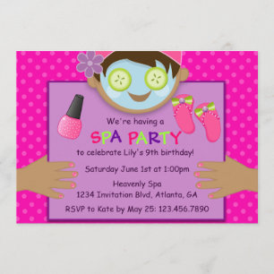 Invitación Fiesta de cumpleaños linda del balneario