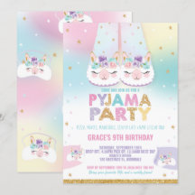 Fiesta de cumpleaños Llama Pajama