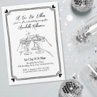 Fiesta de cumpleaños Martini, un poco mayor de Tri