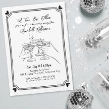 Fiesta de cumpleaños Martini, un poco mayor de Tri