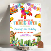 fiesta de cumpleaños Mexicana Three-esta