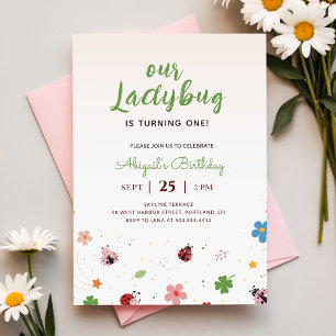 Invitación Fiesta de cumpleaños número 1 de la señorita mariq