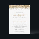 Invitación Fiesta de cumpleaños número 21 de Trendy Gold Purp<br><div class="desc">Fiesta de moda de los 21º cumpleaños del Purpurina de oro. Estilo glam para tu 21ª, con un borde de falso purpurina de oro en la parte superior de cada lado, y el 21º está en un guión estilo escritura a mano. Personaliza fácilmente el texto a tus propios detalles. También...</div>
