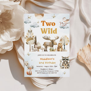 Invitación Fiesta de cumpleaños número 2 de Dos Animales Salv