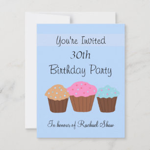 Invitación Fiesta de cumpleaños número 30