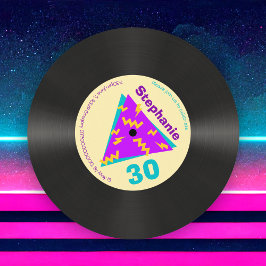 Invitación Fiesta de cumpleaños número 30 de Retro 80