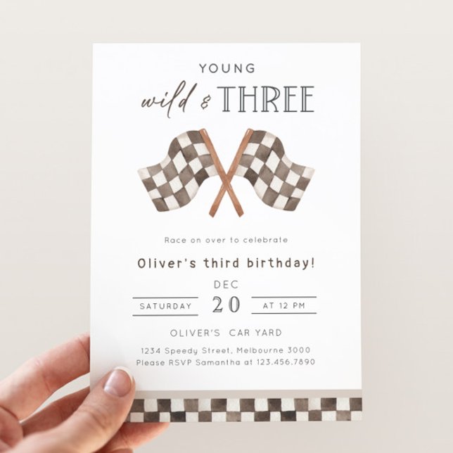 Invitación Fiesta de cumpleaños número 3 de Young Wild & Thre (Subido por el creador)