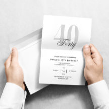Fiesta de cumpleaños número 40 - Cuarenta años con