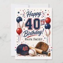 Fiesta de cumpleaños número 40 de béisbol 