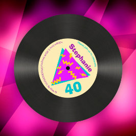 Invitación Fiesta de cumpleaños número 40 de Retro 80