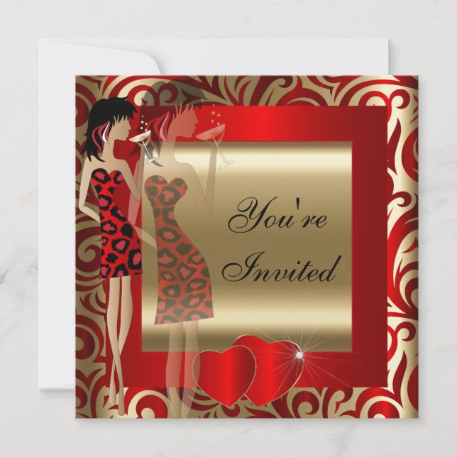 Invitación Fiesta de Cumpleaños número 40 | Texto DIY (Anverso)