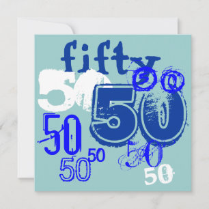Invitación Fiesta de cumpleaños número 50