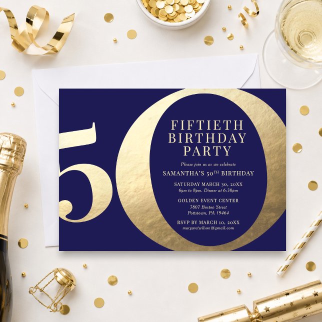 Invitación Fiesta de cumpleaños número 50 (Subido por el creador)