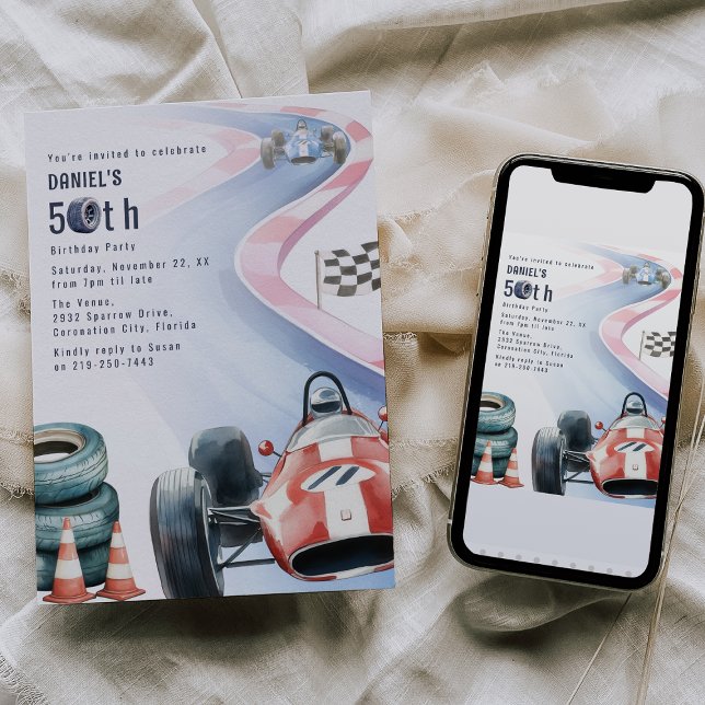 Invitación Fiesta de cumpleaños número 50 de la Carreras (Subido por el creador)