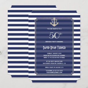 Invitación Fiesta de cumpleaños número 50 de la Marina Náutic