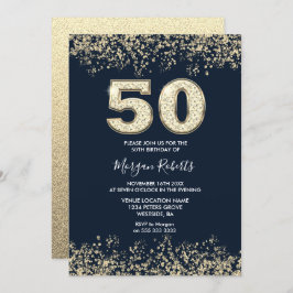 Invitación Fiesta de cumpleaños número 50 de la Marina y el O