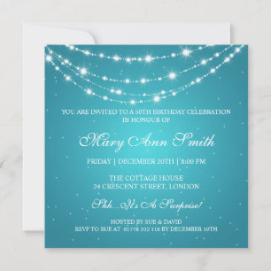 Invitación Fiesta de cumpleaños número 50 de mujeres, Turques