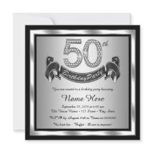 Fiesta de cumpleaños número 50 de plata