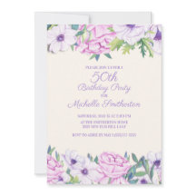 Fiesta de cumpleaños número 50 de Purple Lilac