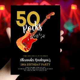 Invitación Fiesta de cumpleaños número 50 para él