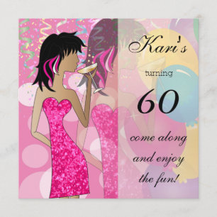 Invitación Fiesta de Cumpleaños número 60