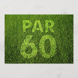 Invitación Fiesta de cumpleaños número 60 de Golf