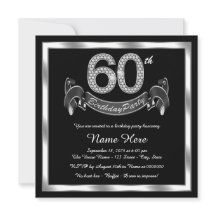 Fiesta de cumpleaños número 60 de plata