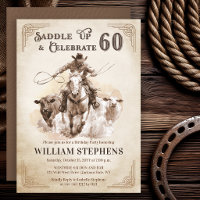 Fiesta de cumpleaños número 60 de vaquero occident