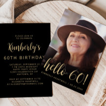 Fiesta de cumpleaños número 60 personalizada con f