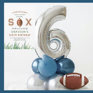 Invitación Fiesta de cumpleaños número 6 de Huddle Up