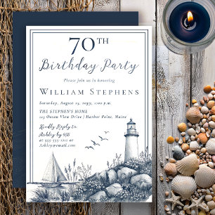 Invitación Fiesta de cumpleaños número 70 del Faro Costero El