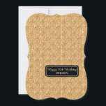 Invitación Fiesta de cumpleaños número 70 Glam Great Gatsby S<br><div class="desc">NOTA Esta es una imagen impresa plana, hay capas elevadas o purpurina real de oro. RECOPILACIÓN DE DISEÑO: Purpurina sobre el patrón purpurina de oro sobre rosa rubor. Fiesta de 70º aniversario coincidente. Inspirado en el viejo Hollywood, la época de los Grandes Gatsby y el apogeo del glam, este ambiente...</div>