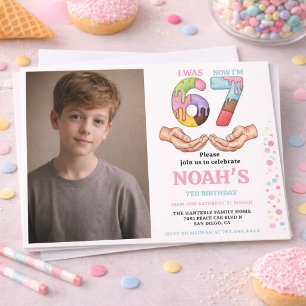 Invitación Fiesta de Cumpleaños número 7 “Seis Siete” de Hela