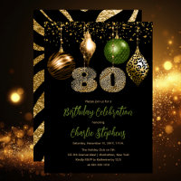 Fiesta de cumpleaños número 80 de Baubles de piel