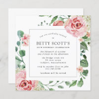 Fiesta de cumpleaños número 90 de la floral rosa r