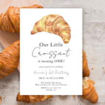Fiesta de Cumpleaños número uno de Croissant de Ac