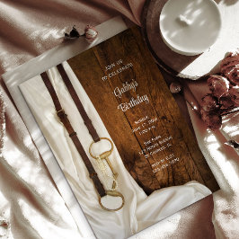 Invitación Fiesta de cumpleaños occidental en el país del sat