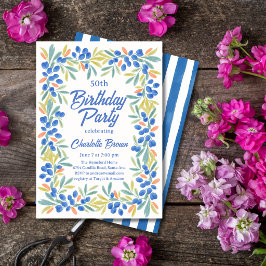 Invitación Fiesta de cumpleaños Olive Garland