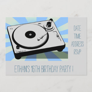 Invitación Fiesta de cumpleaños para adolescentes adolescente