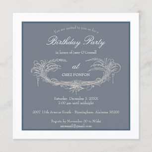 Invitación Fiesta de cumpleaños para adultos con sabor a cose