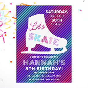 Invitación Fiesta de cumpleaños para las chicas brillantes de