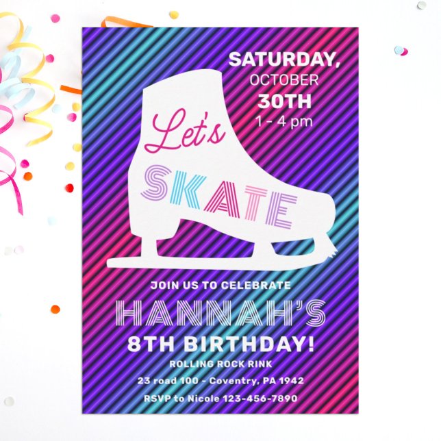 Invitación Fiesta de cumpleaños para las chicas brillantes de (Subido por el creador)