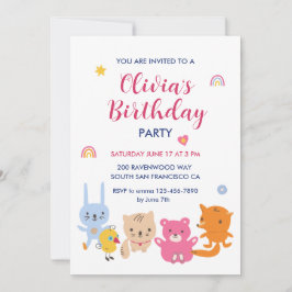 Invitación Fiesta de cumpleaños para niños