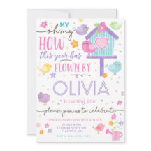 Fiesta de cumpleaños para pequeños pájaros