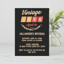 Fiesta de cumpleaños personalizada setenta vintage