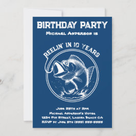 Invitación Fiesta de Cumpleaños-Pez